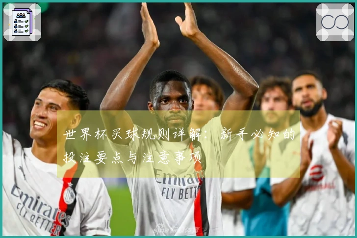 世界杯买球规则详解：新手必知的投注要点与注意事项
